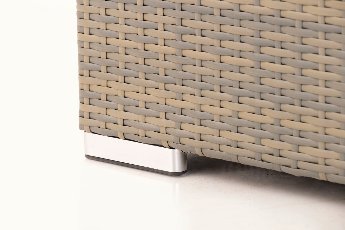 Alfresco Home Medium Sicuro Wicker Cushion Storage Box with Hydraulic Lid - 353-1816