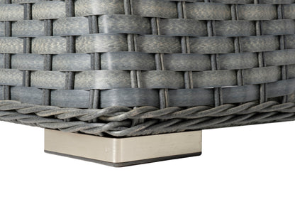 Alfresco Home Palisades All Weather Wicker 4 Piece Seating Group with Cushions - 353-3001