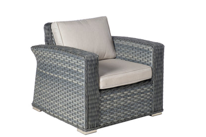 Alfresco Home Palisades All Weather Wicker 4 Piece Seating Group with Cushions - 353-3001