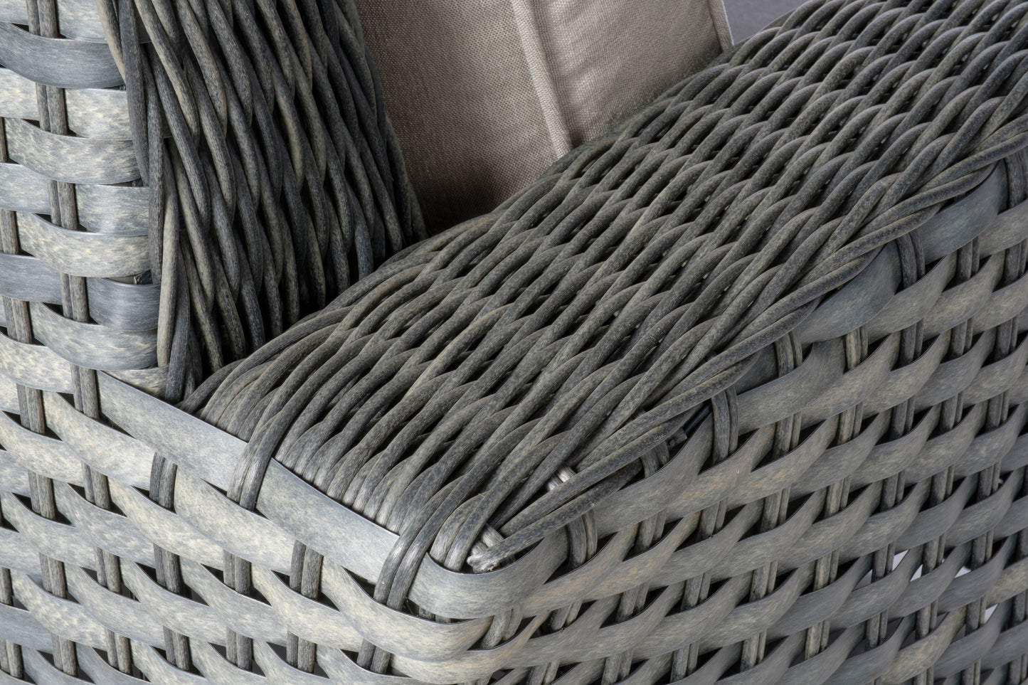 Alfresco Home Palisades All Weather Wicker 4 Piece Seating Group with Cushions - 353-3001