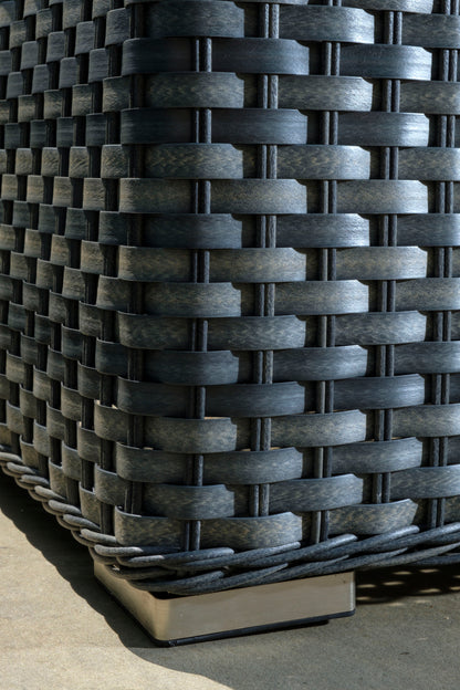 Alfresco Home Palisades All Weather Wicker 4 Piece Seating Group with Cushions - 353-3001