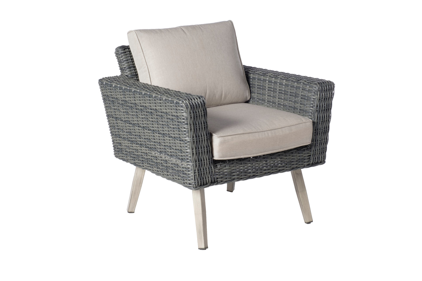 Alfresco Home Castlewood All Weather Wicker 4 Piece Seating Group with Cushions - 353-3002