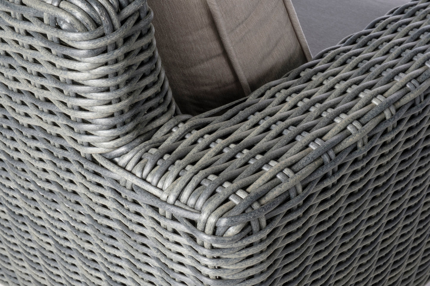 Alfresco Home Castlewood All Weather Wicker 4 Piece Seating Group with Cushions - 353-3002