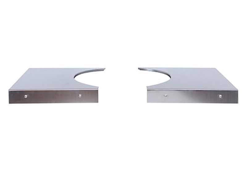 Primo Ceramic Grills Stainless Steel Side Shelves, Compatible w/ Large & X-Large Charcoal Grills - PG00369