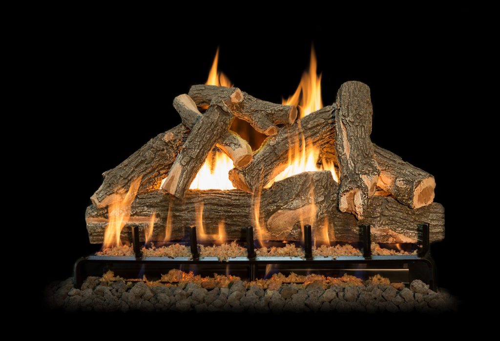 Isokern Isoflames Burner Log Set for Magnum and Standard Fireplaces, 24" to 36"