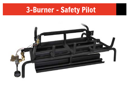 Assembled 2 Burner w/ Safety Pilot System
