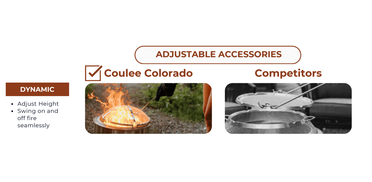 Coulee Outdoor Coulee Colorado XL Smokeless Fire Pit - CCO-0025