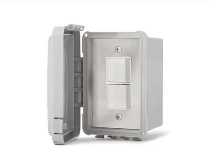 Infratech Value Control – Duplex Stack On/Off Switches (20 Amp per Switch / 40 Amp Max per Stack)