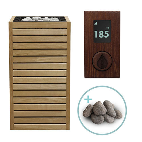 HUUM CORE Series Sauna Heater Package, Thermo-Aspen Wood Exterior, Up to 10.5kW