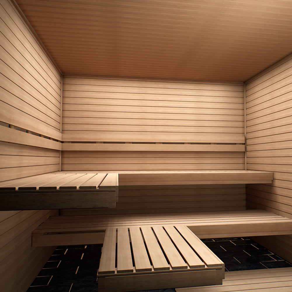 Hotass Saunas ST58-D1 Sauna Wood Package 5x8