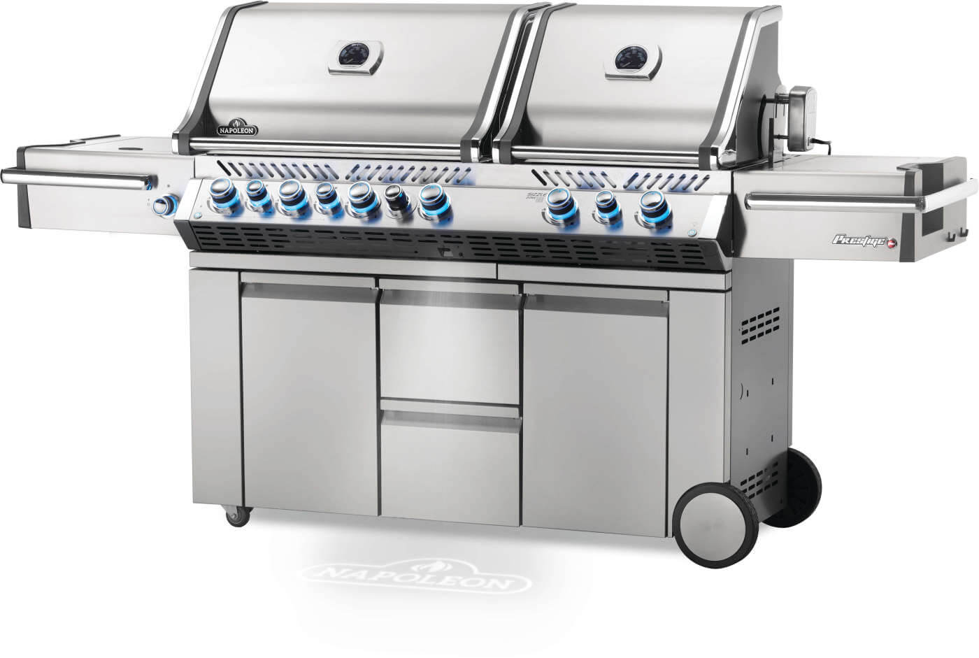 Napoleon Prestige PRO™ 825 RSBI Propane Gas Grill with Power Side Burner and Infrared Rear & Bottom Burners - PRO825RSBIPSS-3