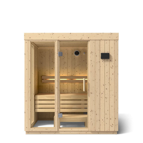 Kohler C1 Scandinavian Spruce Indoor Sauna Kit, Up to 5 Persons