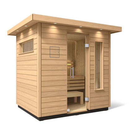 Kohler C2 Douglas Fir Outdoor Sauna Kit, Up to 6 Persons