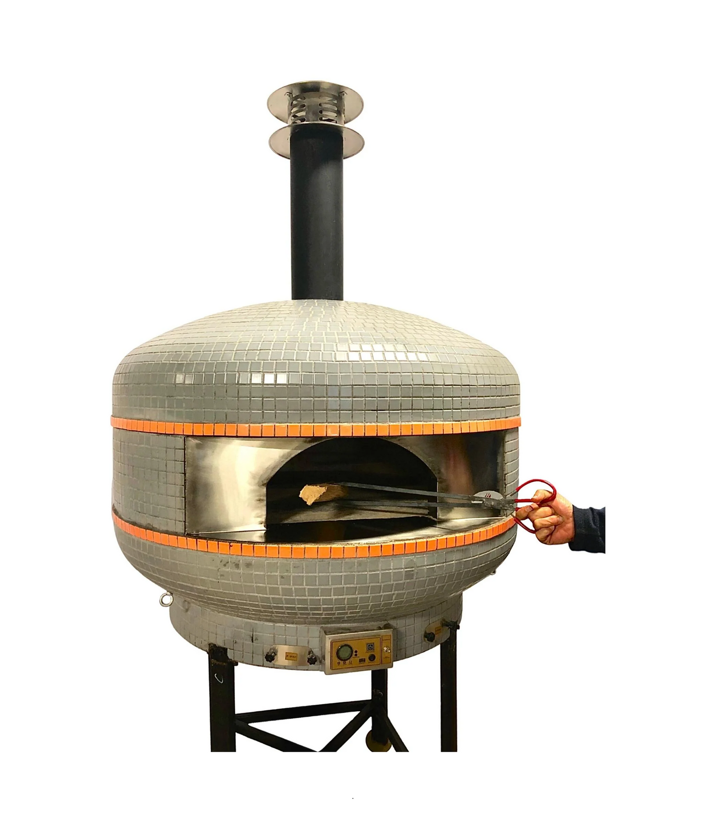 WPPO 28" Professional Lava Digital Controlled Wood-Fired Oven With Convection Fan - WKPM-D700