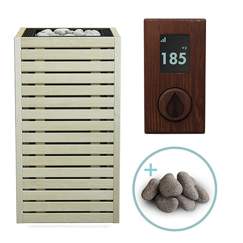 HUUM CORE Series Sauna Heater Package, Aspen Wood Exterior, Up to 10.5kW