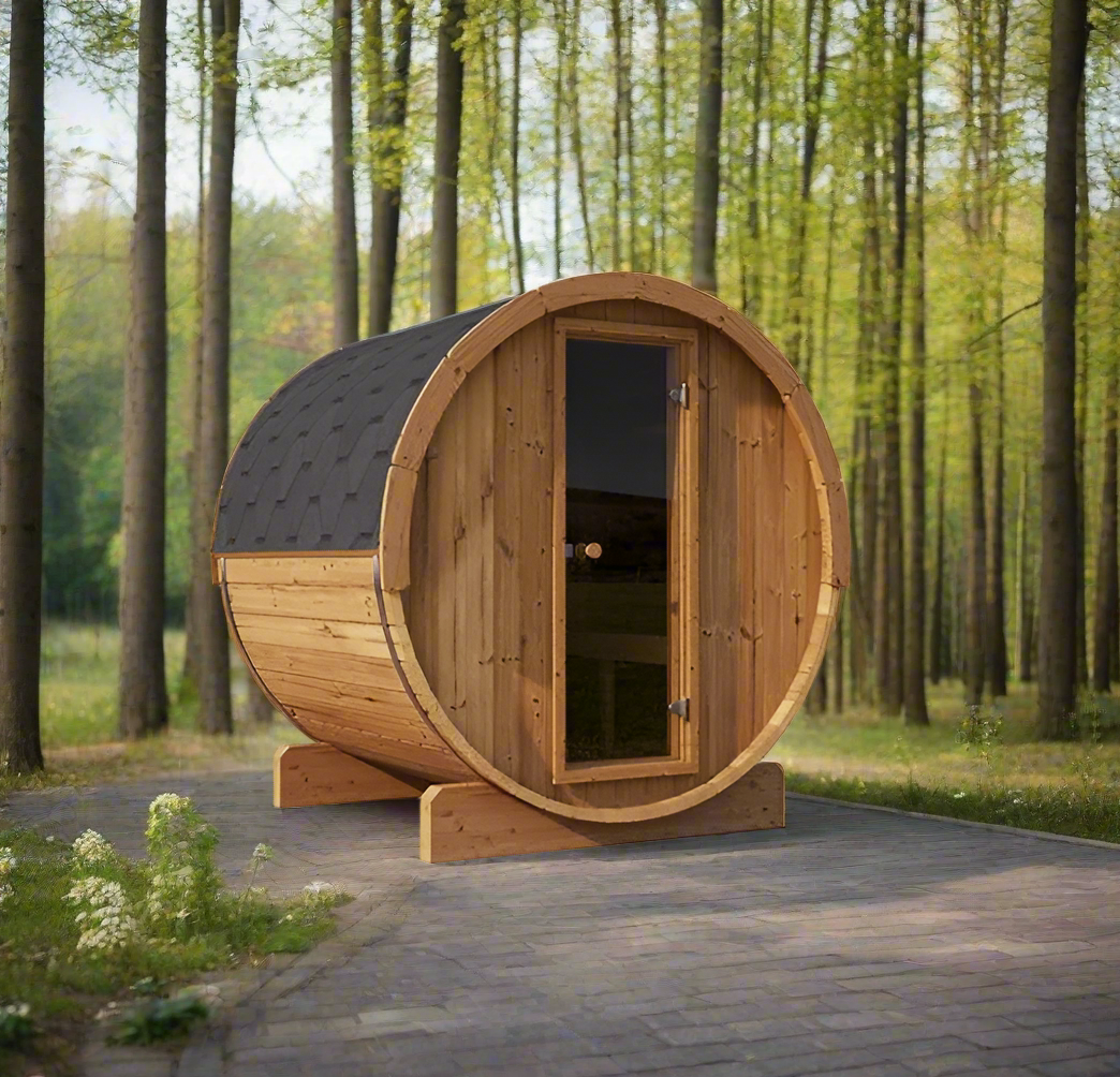 SaunaLife Model E7 ERGO Series 4-Person Sauna Barrel – SL-MODELE7