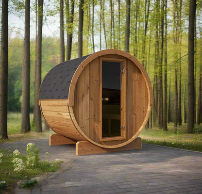 SaunaLife Model E7 ERGO Series 4-Person Sauna Barrel – SL-MODELE7
