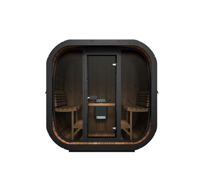 SaunaLife Model CL7G Cube-Series Outdoor Home Sauna Kit, Up to 6 Persons - SL-MODELCL7G