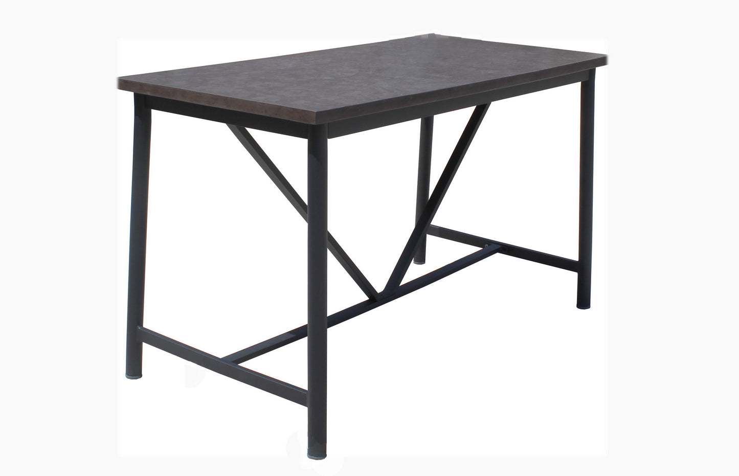 Alfresco Home Jasper 59" Rectangular LWC Gathering Table with Umbrella Hole - 40-999-1725