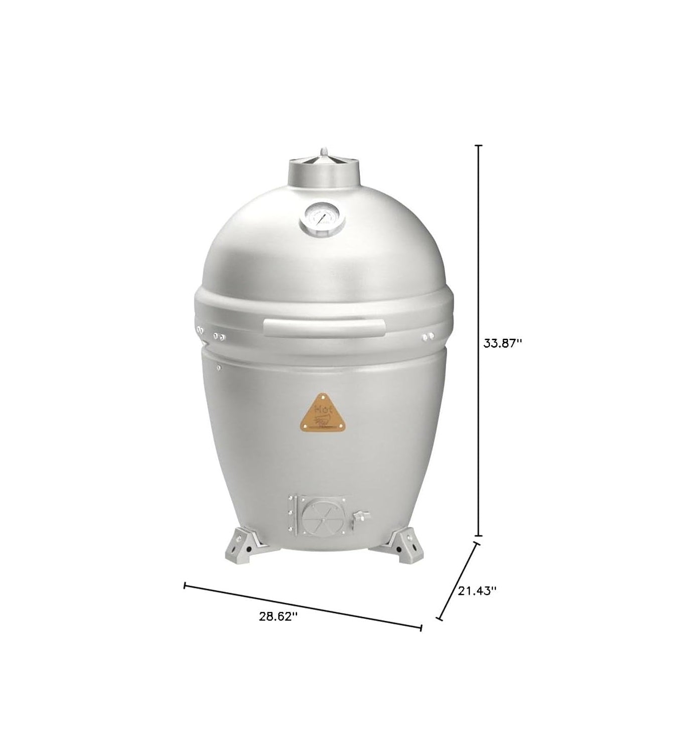 Blaze Grills 20-Inch Cast Aluminum Kamado Grill - BLZ-20-KAMADO