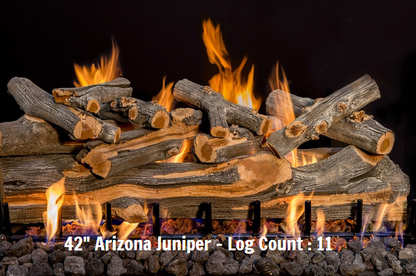 Grand Canyon Gas Logs Arizona Juniper Logs Sets, 18” to 42”
