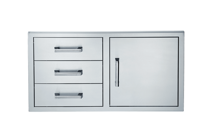 Broilmaster 42-Inch Door + Triple Drawer - BSAW4222ST