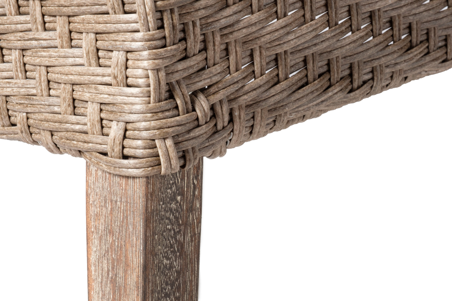 Alfresco Home Cornwall Wooden Dining Table with Umbrella Hole and 6 Dining Arm Chairs with Sunbelievable Cushions - 46-3002