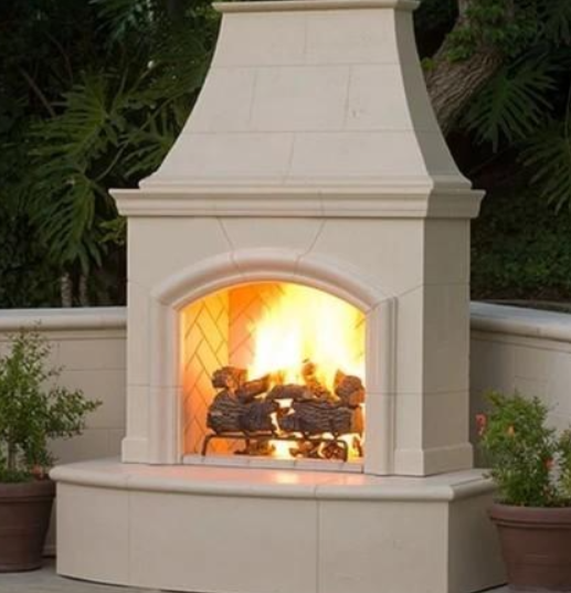 American Fyre Designs Fireplace, Fireplace,PHOENIX 16" RECTANGLE, No Recess & Key Value on the LEFT/Gas