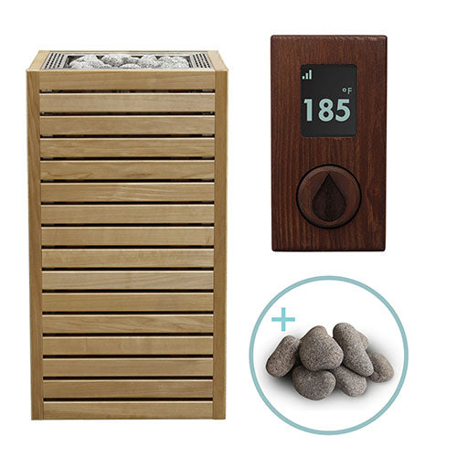 HUUM CORE Series Sauna Heater Package, Thermo-Aspen Wood Exterior, Up to 10.5kW