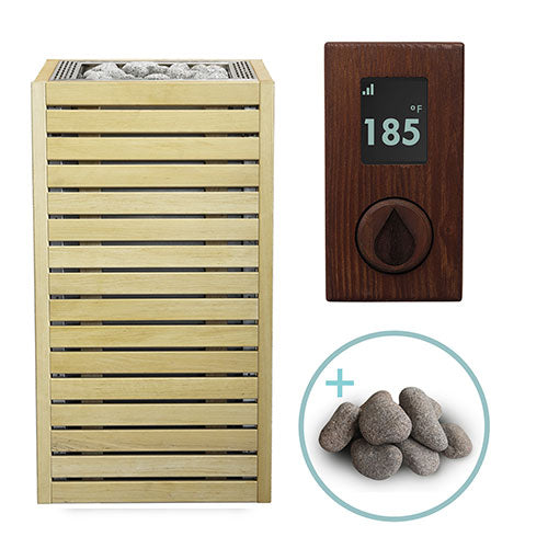 HUUM CORE Series Sauna Heater Package, Alder Wood Exterior, Up to 10.5kW