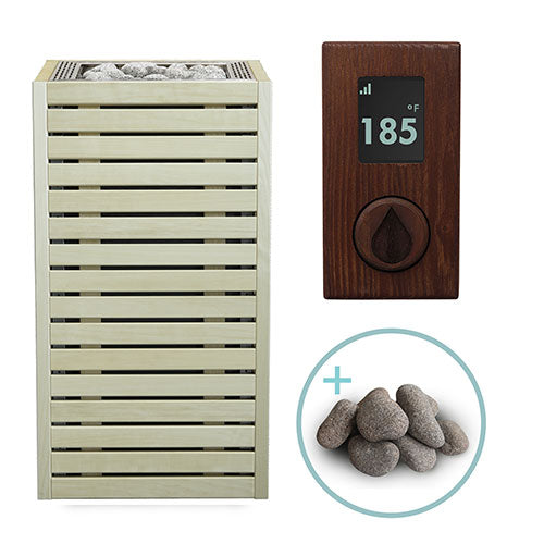HUUM CORE Series Sauna Heater Package, Aspen Wood Exterior, Up to 10.5kW