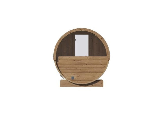 SaunaLife Model E7W ERGO Series 4-Person Sauna Barrel w/ Rear Window – SL-MODELE7W