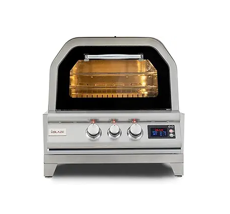 Blaze Grills 26-Inch Built-In Gas Outdoor Pizza Oven With Rotisserie - BLZ-26-PZOVN-NG