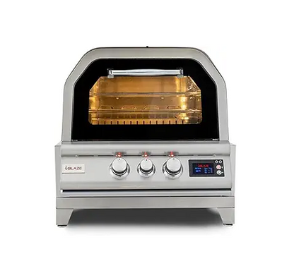 Blaze Grills 26-Inch Built-In Gas Outdoor Pizza Oven With Rotisserie - BLZ-26-PZOVN-NG