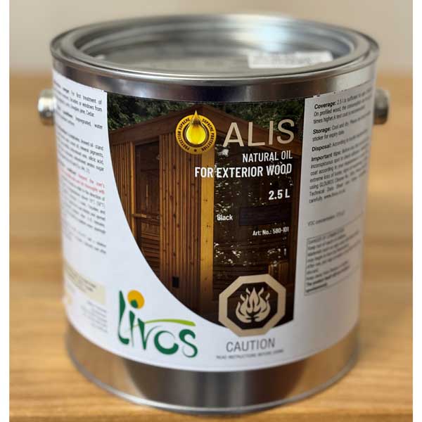 LeisureCraft Livos Alis Black Protective Oil – 580-101