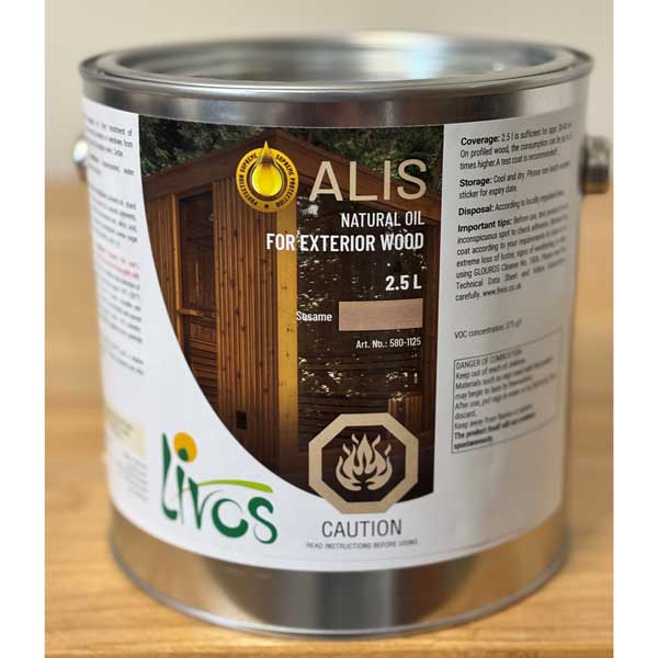 LeisureCraft Livos Alis Sesame Protective Oil – 580-1125
