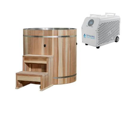 Dynamic Cold Therapy 304 Stainless Steel Barrel Cold Plunge