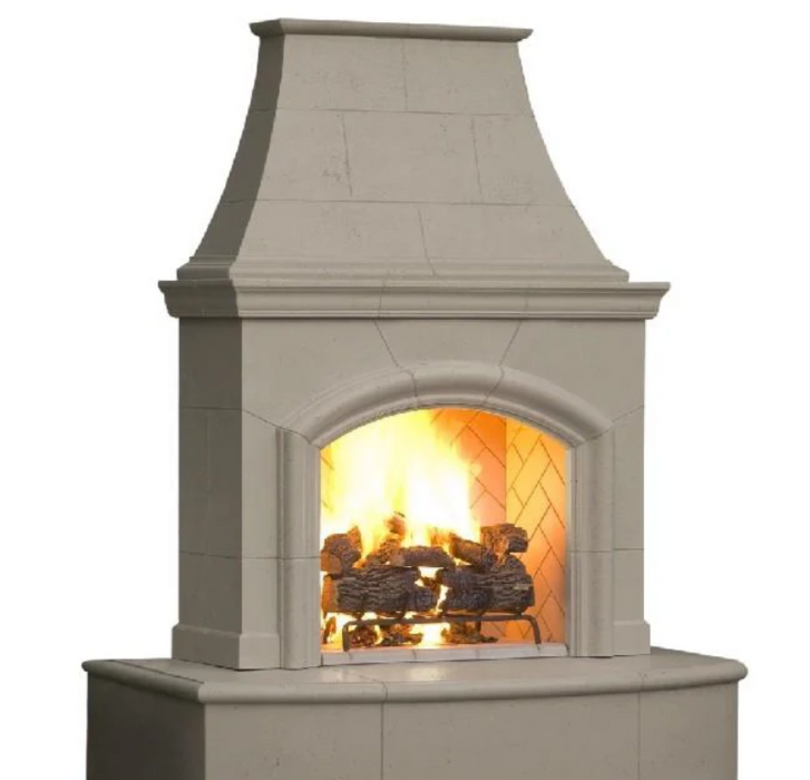 American Fyre Designs Fireplace, Fireplace,PHOENIX 16" RECTANGLE, No Recess & Key Value on the LEFT/Gas