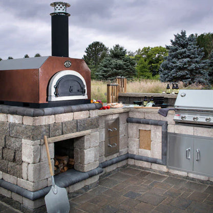 Chicago Brick Oven CBO-500 Countertop Wood Burning Oven - Copper Vein