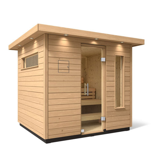 Kohler C2 Douglas Fir Outdoor Sauna Kit, Up to 6 Persons
