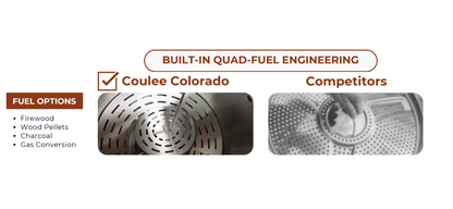 Coulee Outdoor Coulee Colorado XL Smokeless Fire Pit - CCO-0025