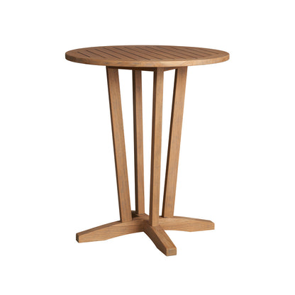 Lloyd Flanders Teak 30" Round Bar Table - 286340
