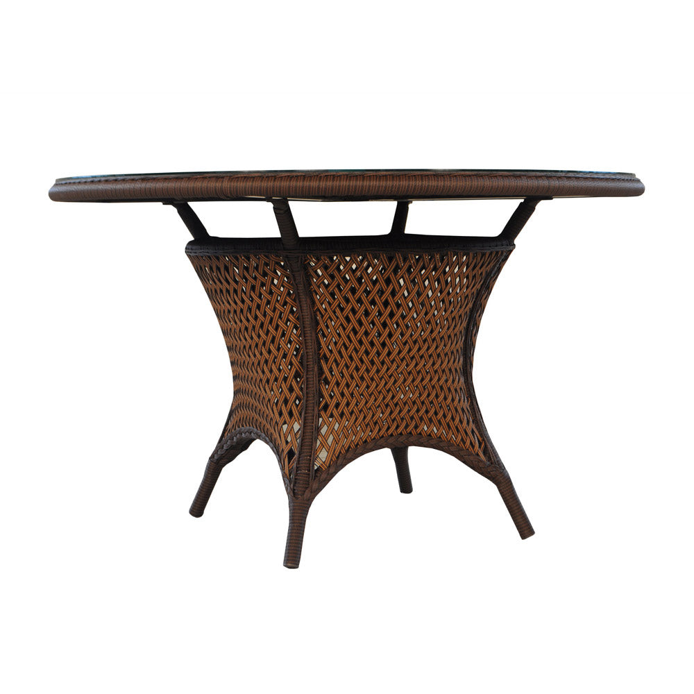 Lloyd Flanders Grand Traverse 48" Round Umbrella Dining Table - 71048