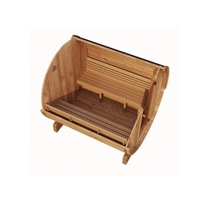 SaunaLife Model E8, ERGO Series 6-Person Sauna Barrel – SL-MODELE8