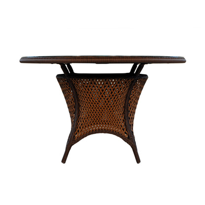 Lloyd Flanders Grand Traverse 48" Round Umbrella Dining Table - 71048