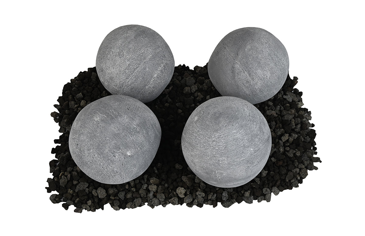 Grand Canyon Gas Logs Cannon Balls, 2” to 6”  | Grey