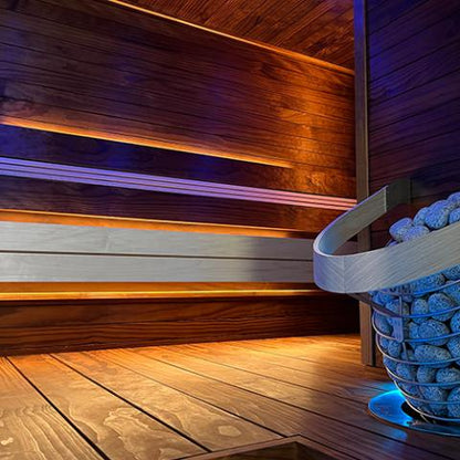 Prosaunas Universal Sauna Light Kit with Two 10-Ft Flexible LED Strips - 128152