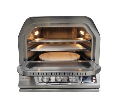 Blaze Grills 26-Inch Built-In Gas Outdoor Pizza Oven With Rotisserie - BLZ-26-PZOVN-NG
