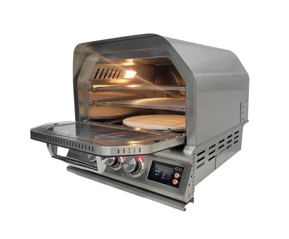 Blaze Grills 26-Inch Built-In Gas Outdoor Pizza Oven With Rotisserie - BLZ-26-PZOVN-NG