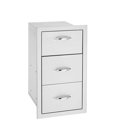 TrueFlame 17" Vertical 2-Drawer & Paper Towel Holder Combo Masonry - TF-TDC-17M-A